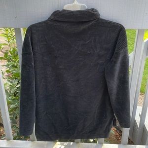 black velvet turtleneck sweater, Lightly worn, no damage